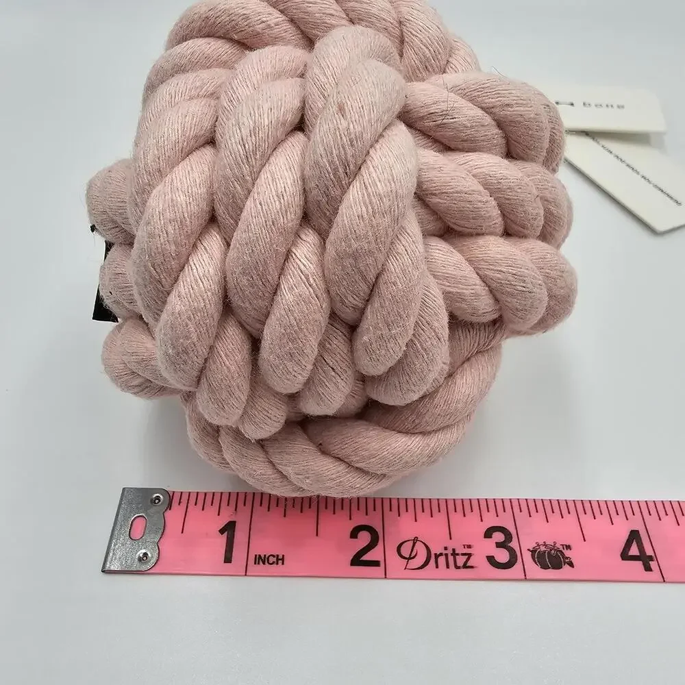 Max Bone Rope Dog Toy‎ Pink Canine Chew Toy